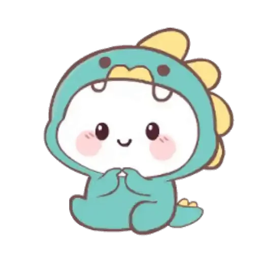 😳 Стикер «?Mochi Dino //» для Telegram