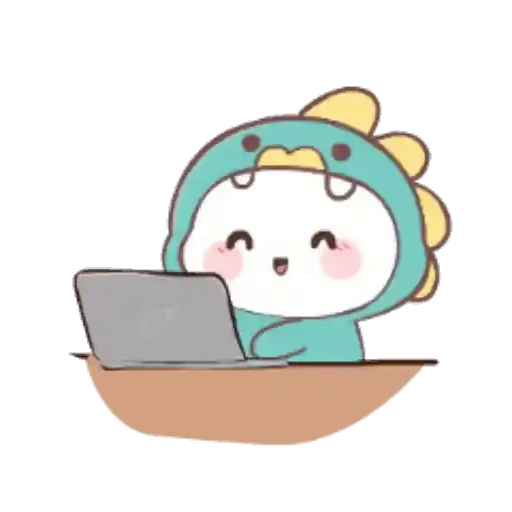 💻 Стикер «?Mochi Dino //» для Telegram