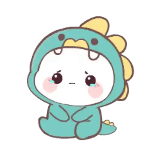 😢 Стикер «?Mochi Dino //» для Telegram