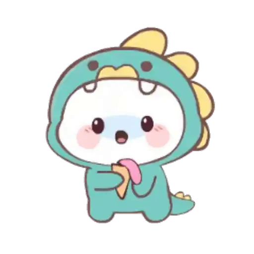 🍦 Стикер «?Mochi Dino //» для Telegram