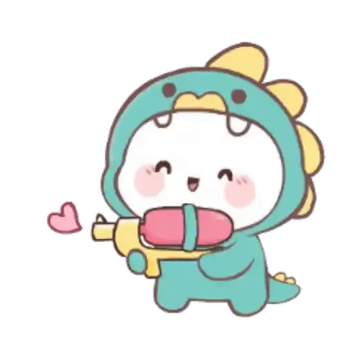 🔫 Стикер «?Mochi Dino //» для Telegram