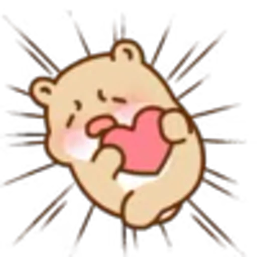 💗 Эмодзи «Mochi Hamster» для Telegram