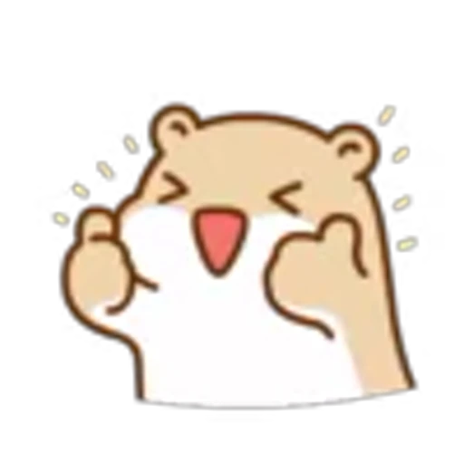 👍 Эмодзи «Mochi Hamster» для Telegram