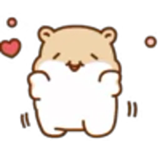💕 Эмодзи «Mochi Hamster» для Telegram