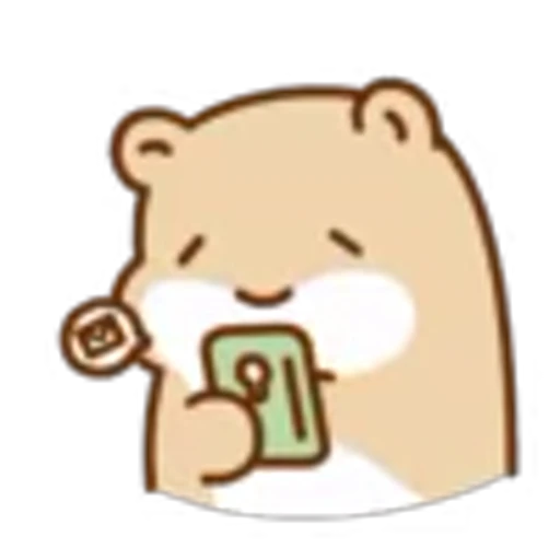 📱 Эмодзи «Mochi Hamster» для Telegram