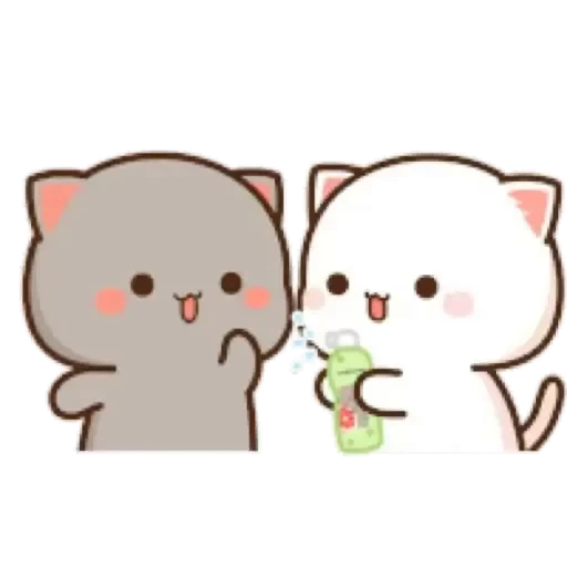 💚 Стикер «Mochi Peach Cat» для Telegram