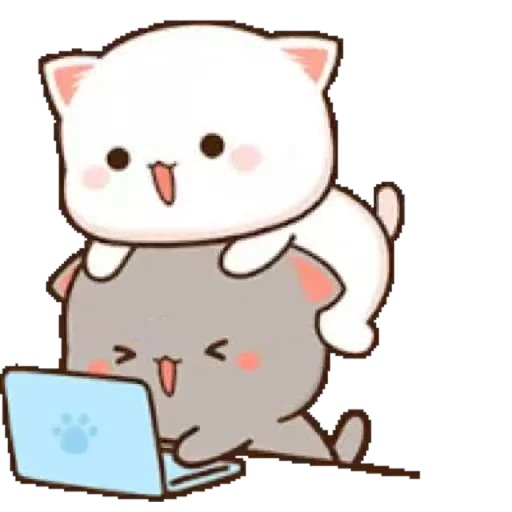 💚 Стикер «Mochi Peach Cat» для Telegram