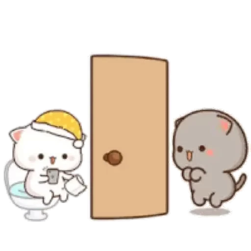 💚 Стикер «Mochi Peach Cat» для Telegram