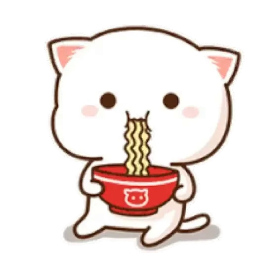 💚 Стикер «Mochi Peach Cat» для Telegram