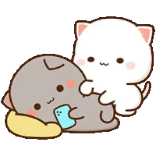 💚 Стикер «Mochi Peach Cat» для Telegram