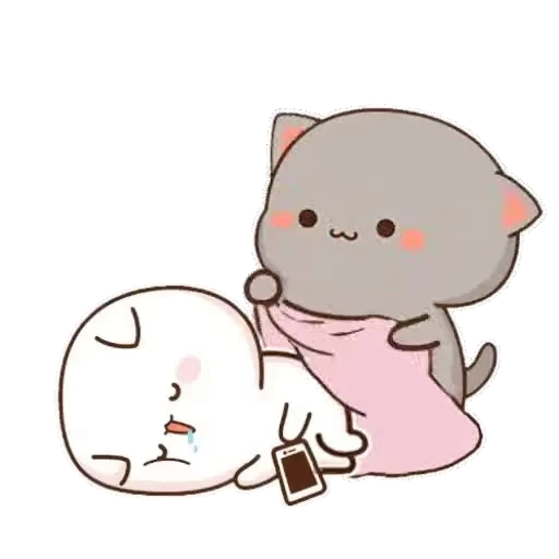 💚 Стикер «Mochi Peach Cat» для Telegram