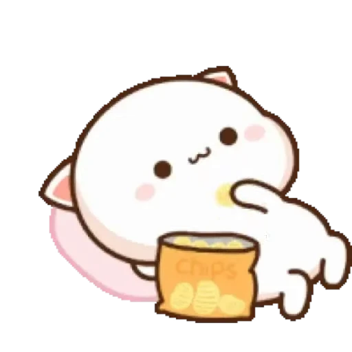 💚 Стикер «Mochi Peach Cat» для Telegram