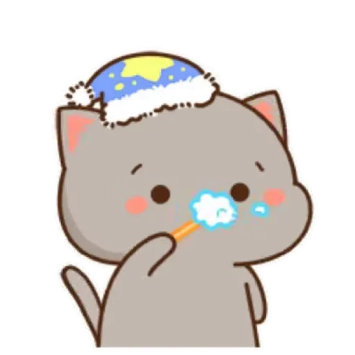 💚 Стикер «Mochi Peach Cat» для Telegram
