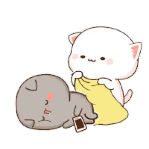 💚 Стикер «Mochi Peach Cat» для Telegram