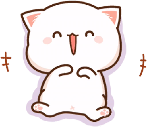 😄 Стикер «mochi peach cats» для Telegram