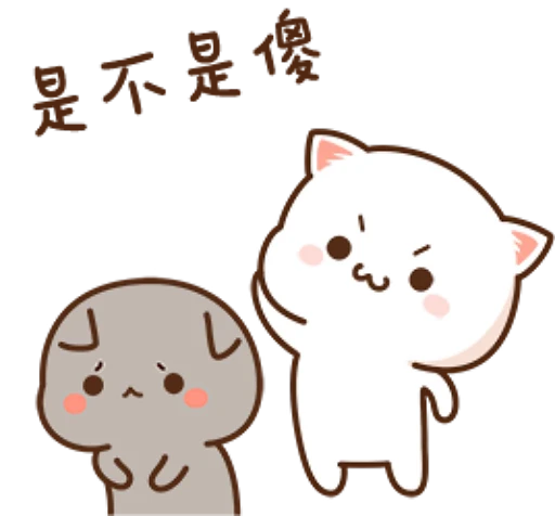 🤬 Стикер «mochi peach cats» для Telegram