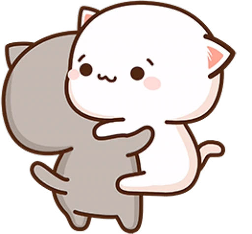 🤗 Стикер «mochi peach cats» для Telegram