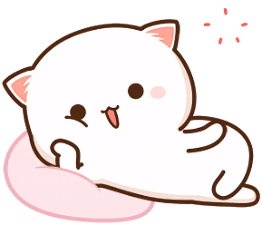😘 Стикер «mochi peach cats» для Telegram