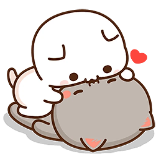 😗 Стикер «mochi peach cats» для Telegram