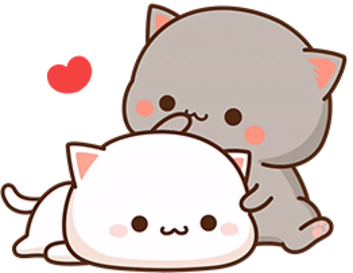 🤗 Стикер «mochi peach cats» для Telegram