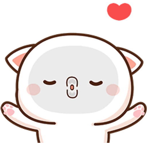 😚 Стикер «mochi peach cats» для Telegram