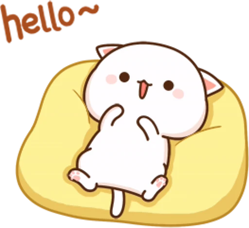 👋 Стикер «mochi peach cats» для Telegram