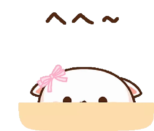 😺 Стикер «mochi peach cats 1-2» для Telegram