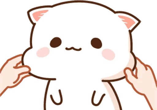 ☺️ Стикер «mochi peach cats 1-2» для Telegram