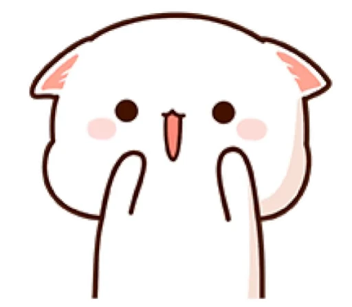 😉 Стикер «mochi peach cats 1-2» для Telegram