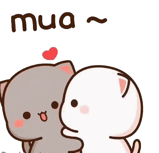 😙 Стикер «mochi peach cats 20» для Telegram