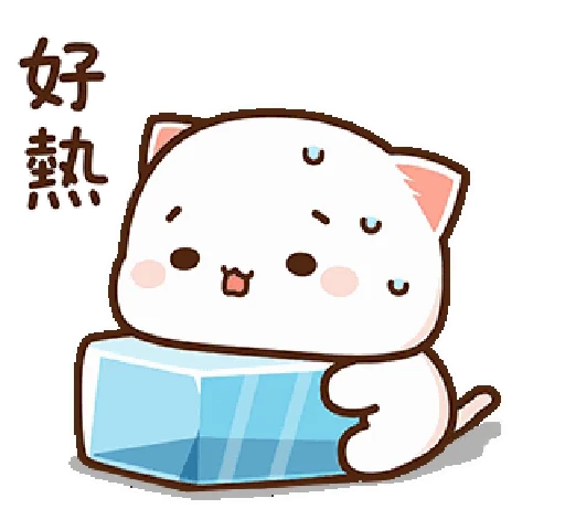 🧊 Стикер «mochi peach cats 20» для Telegram