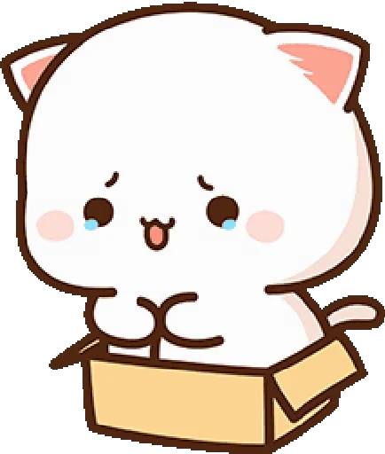 😢 Стикер «mochi peach cats 20» для Telegram