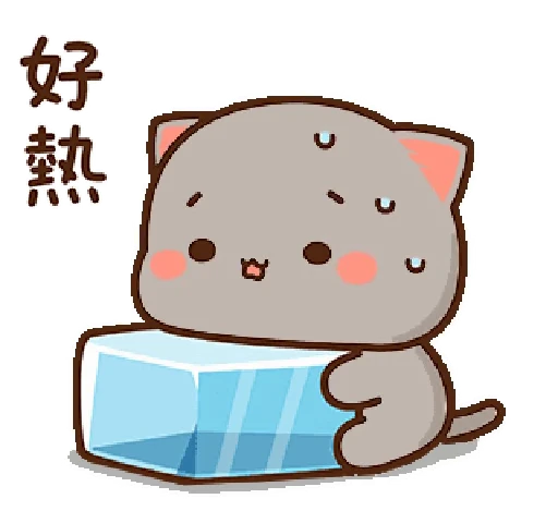 🧊 Стикер «mochi peach cats 20» для Telegram