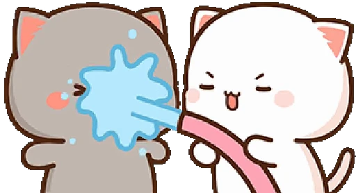 🚿 Стикер «mochi peach cats 20» для Telegram
