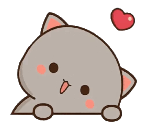 😌 Стикер «mochi peach cats 20» для Telegram
