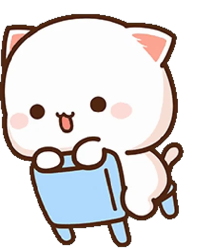 🙃 Стикер «mochi peach cats 20» для Telegram
