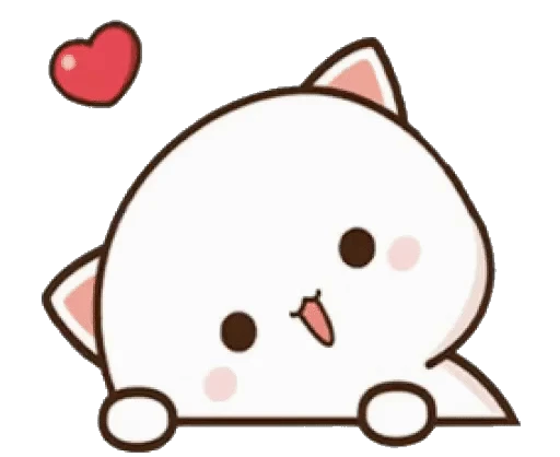 😌 Стикер «mochi peach cats 20» для Telegram