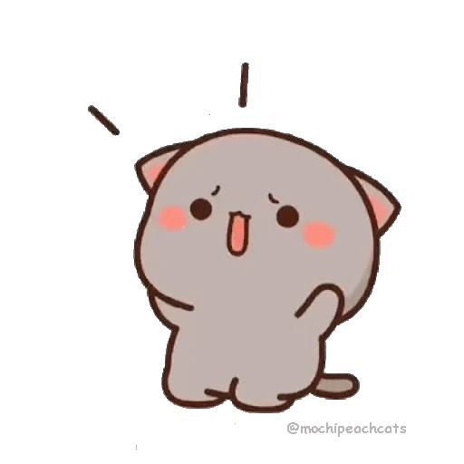 🫣 Стикер «mochi peach cats №21» для Telegram