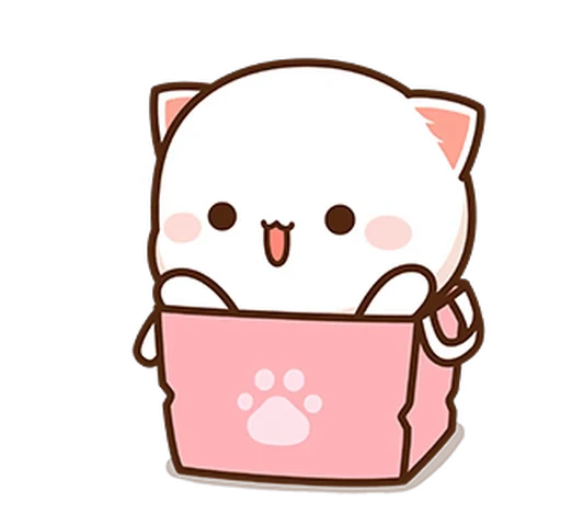 🐾 Стикер «mochi peach cats №21» для Telegram