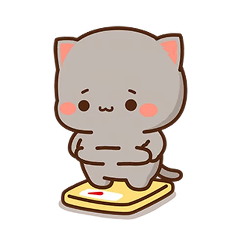 🐾 Стикер «mochi peach cats №21» для Telegram