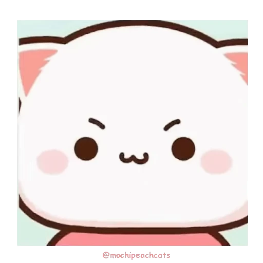 😏 Стикер «mochi peach cats №21» для Telegram