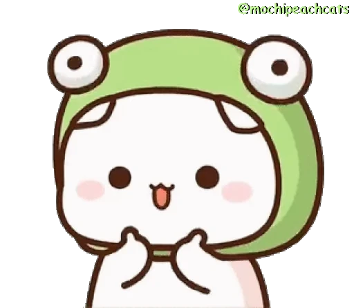 👍 Стикер «mochi peach cats №21» для Telegram
