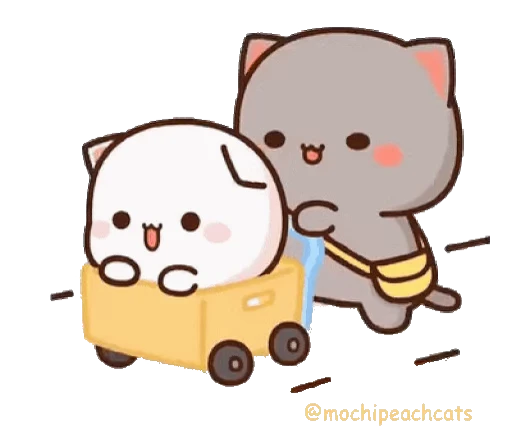 😁 Стикер «mochi peach cats №21» для Telegram