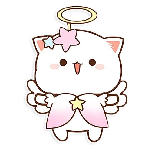 🪽 Стикер «mochi peach cats - Halloween» для Telegram