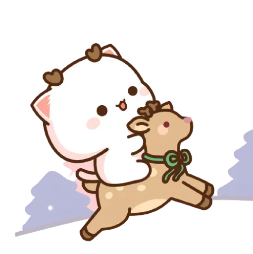 🦌 Стикер «Winter Holidays» для Telegram