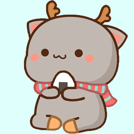 🍙 Стикер «Winter Holidays» для Telegram