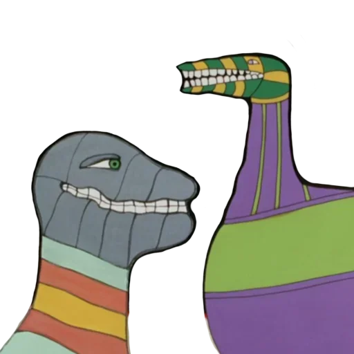 🦖 Стикер «Modern Art» для Telegram