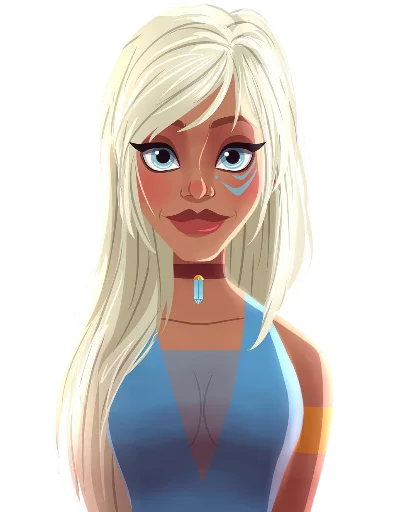 👸 Стикер «?‍modern disney?‍» для Telegram