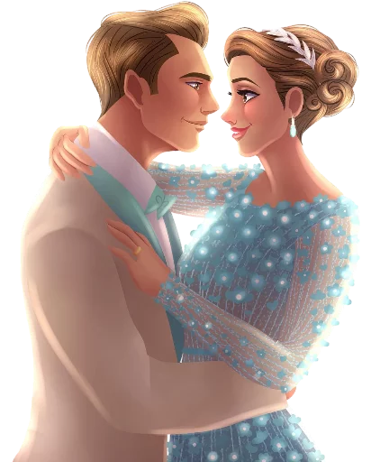 👨‍❤️‍👨 Стикер «?‍modern disney?‍» для Telegram