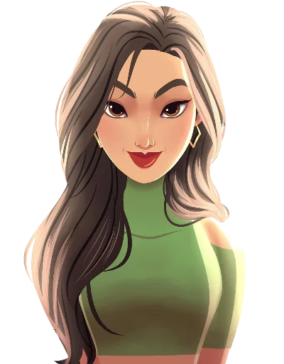 👸 Стикер «?‍modern disney?‍» для Telegram